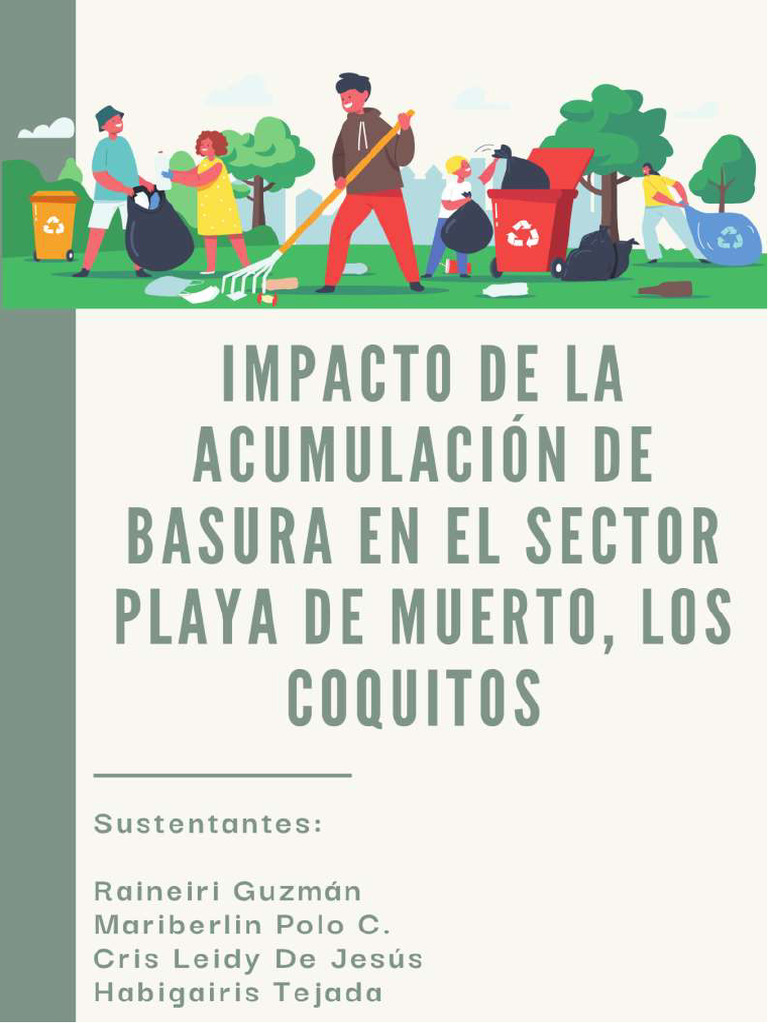 Basura en Playa de Muerto: Impacto y Soluciones | PDF | Residuos ...