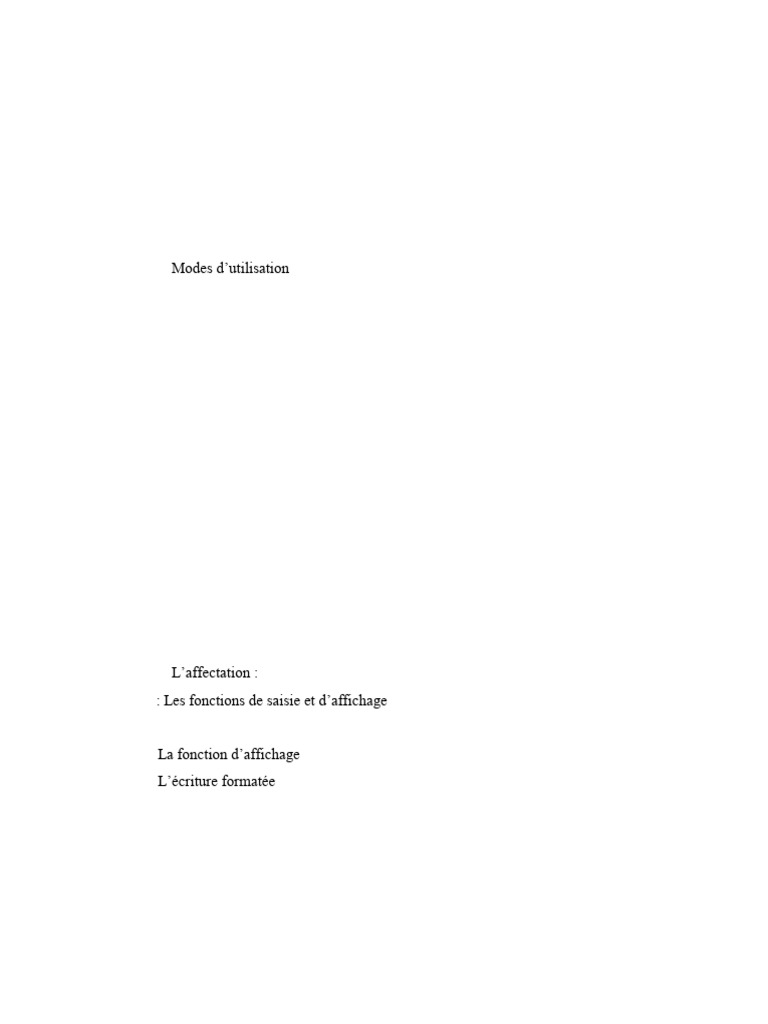 Guide complet sur la programmation Python | PDF | Structure de contrôle ...
