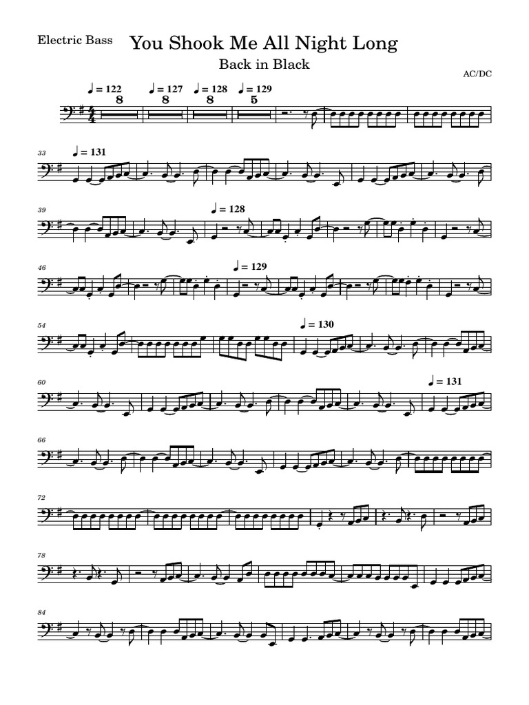 AC/DC Song Ratings and Bass Scores | PDF | Electromagnetism ...