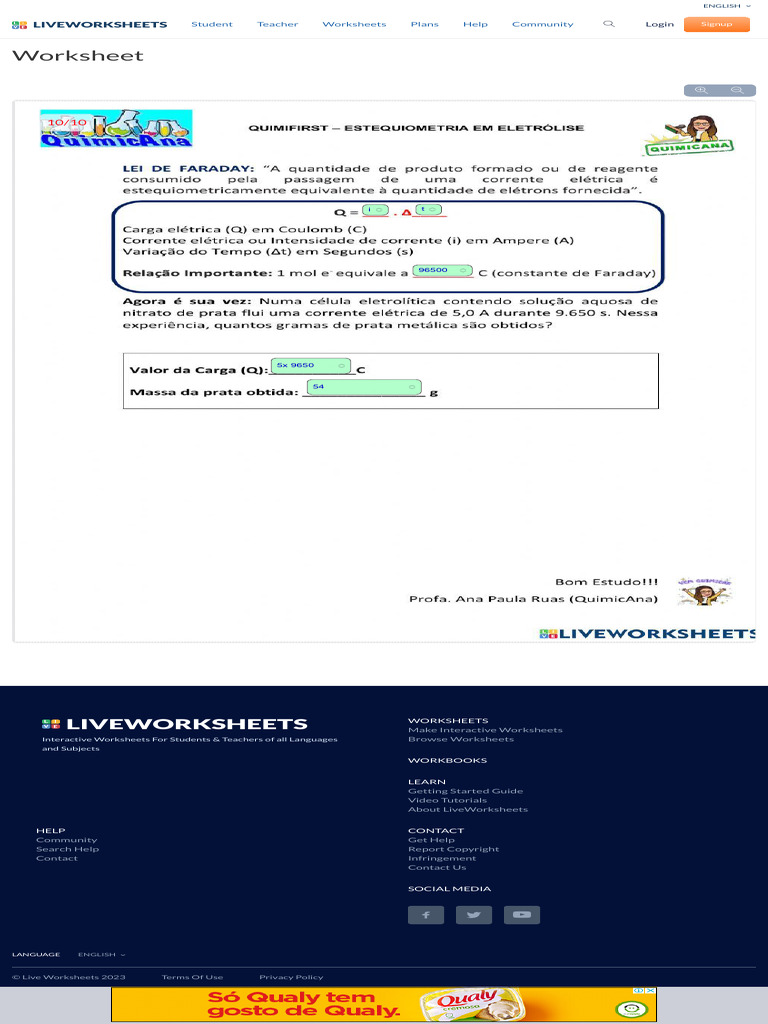 Worksheet Live Worksheets 5 | PDF