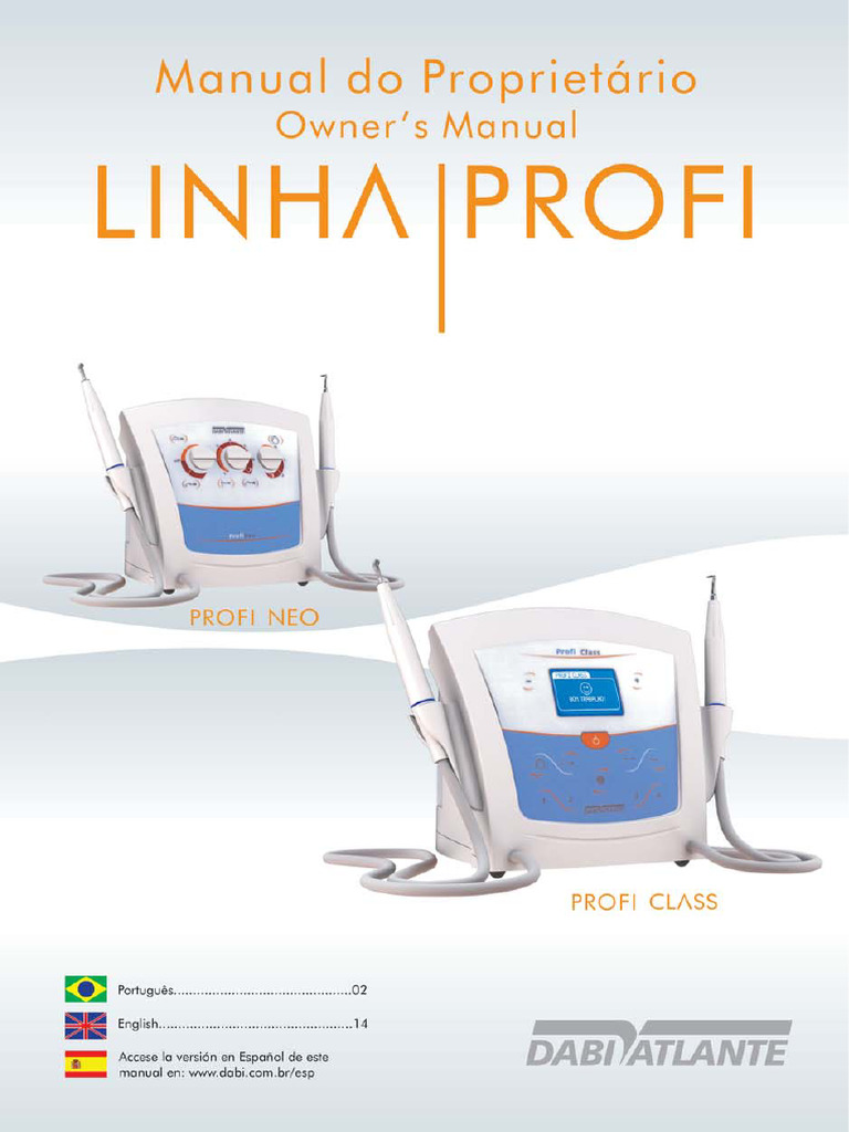 Manual de Instruções Profi Neo e Class | PDF | Bomba | Embalagem e ...