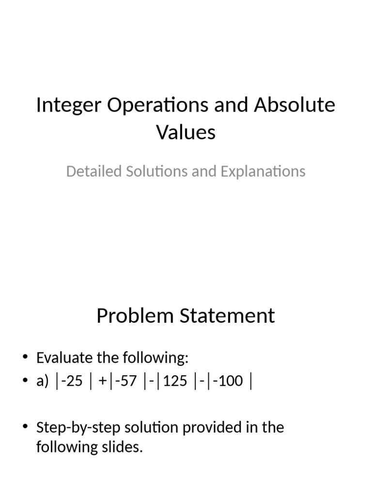 Integer_Operations_Solution | PDF