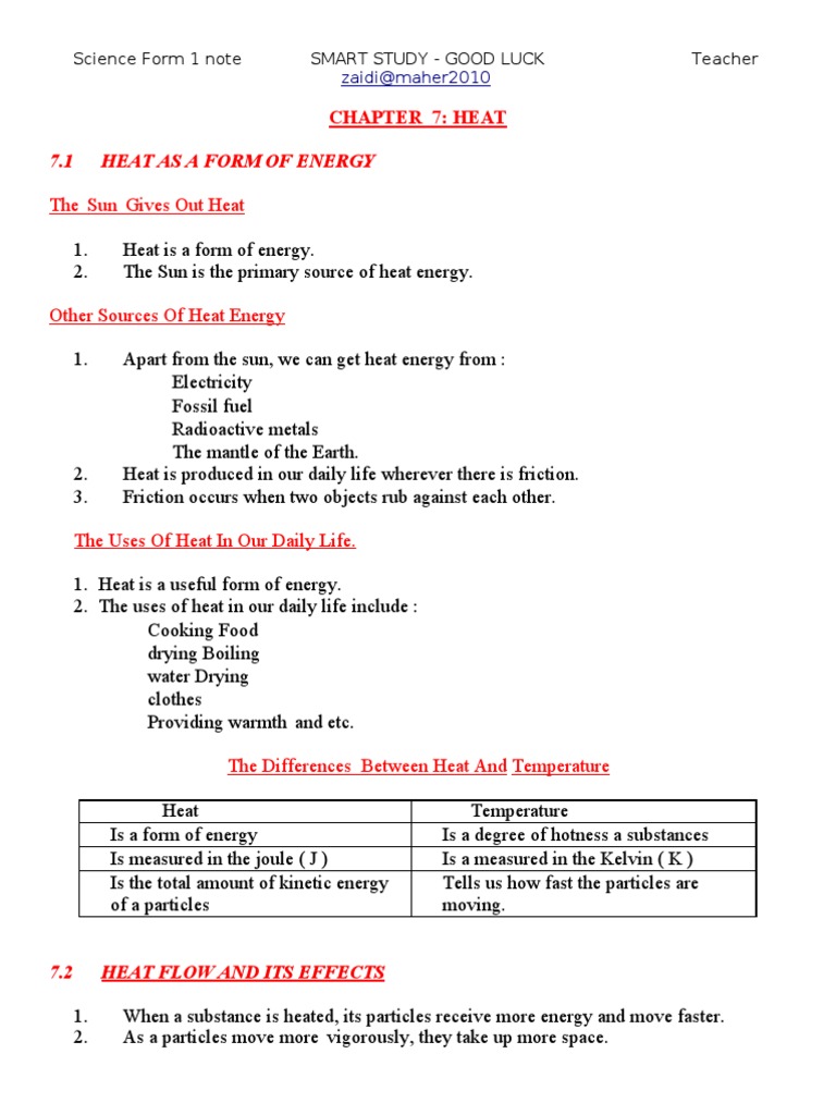 Chapter 7 Heat | Download Free PDF | Heat Transfer | Convection