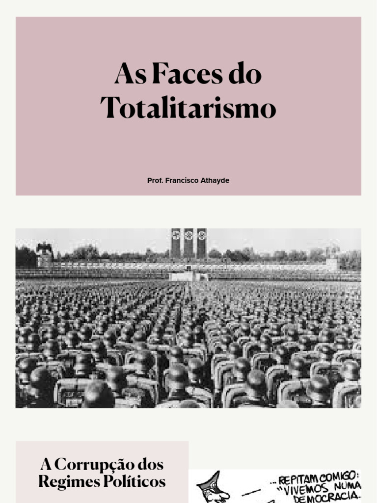 Totalitarismo: A Corrupção do Poder Político | PDF | Totalitarismo | Estado