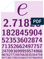 π, the ratio of circumference to diameter. 350,390 digits in the background, 440 digits in the foreground. c