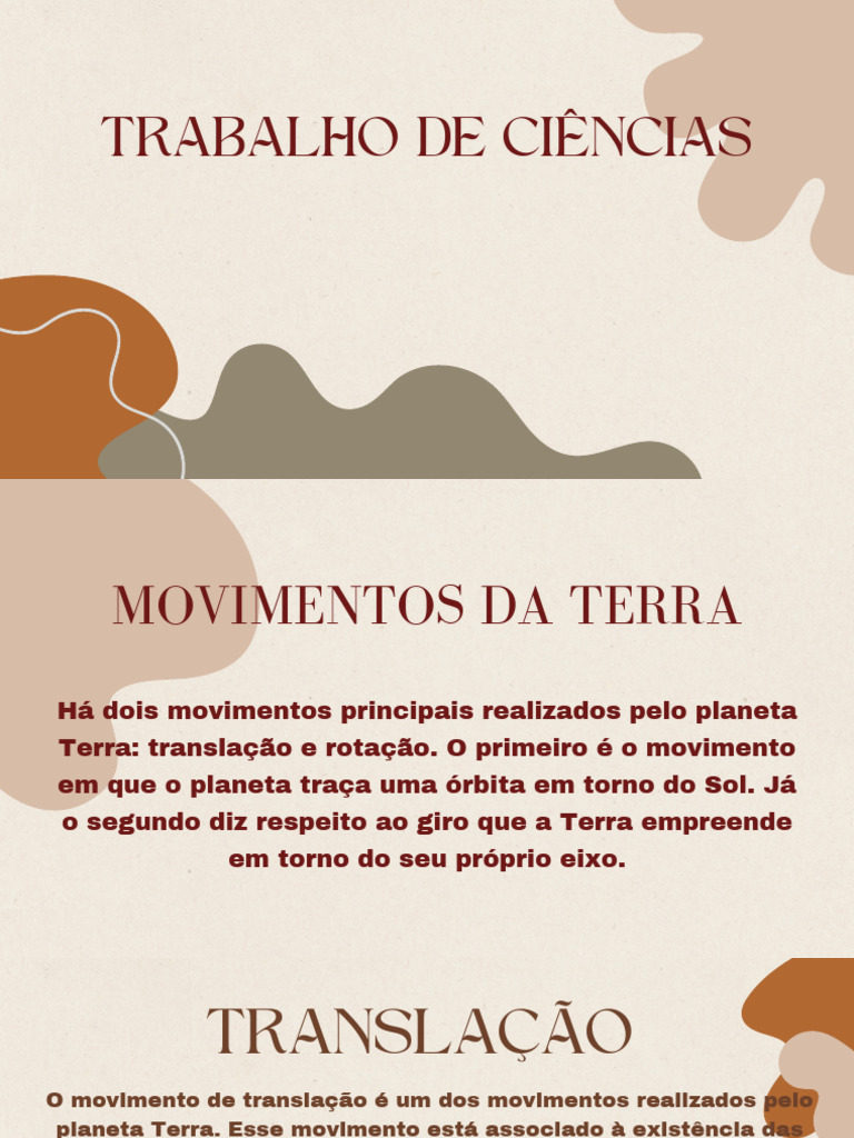 Movimentos da Terra e Fases da Lua | PDF | Lua | Eclipse