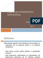Colestasis Intrahepatica Gestacional