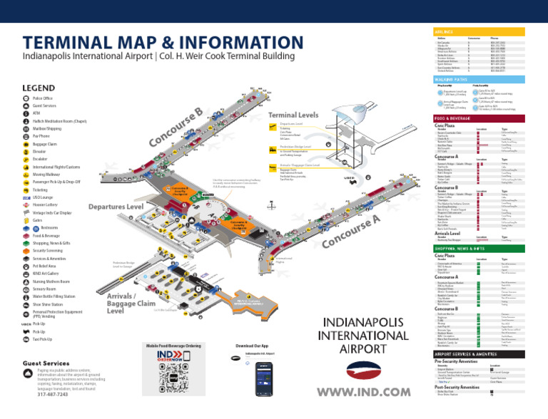 TerminalMap 12062022-003 | PDF | Parking
