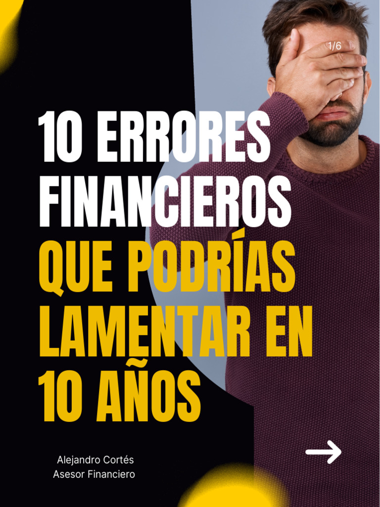 10 Errores Financieros Comunes a Evitar | PDF | Inversiones | Dinero