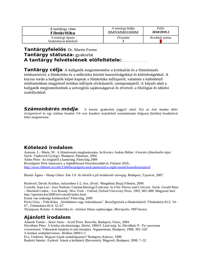 Filmkritika_tematika(1) | PDF
