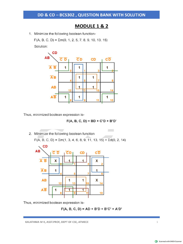 DDC0 Question Bank With Solution | PDF