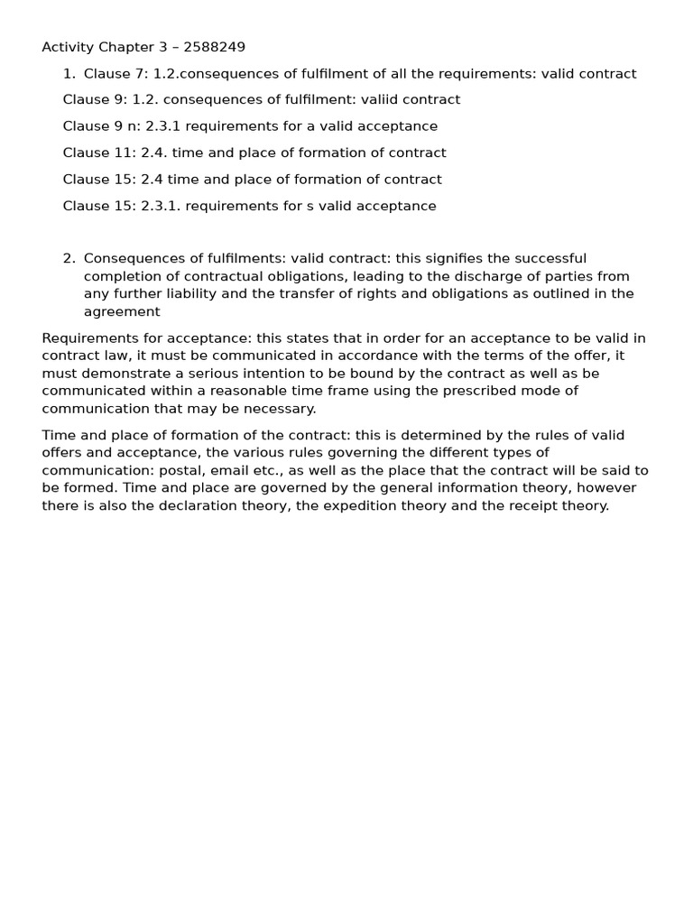 Activity Chapter 3 2588249 | PDF