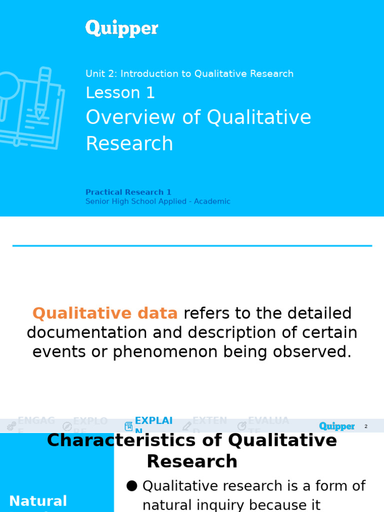 Introduction to Qualitative Research | PDF | Qualitative Research | Data