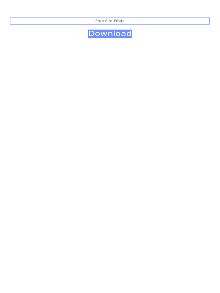 %F0%9F%A4%93 Free Fire Ffh4x !!HOT!! | PDF