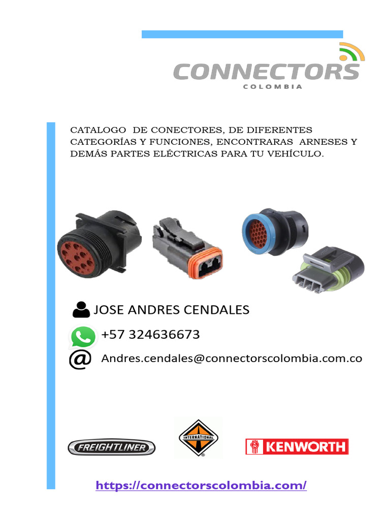 Catálogo de Conectores y Módulos Eléctricos | PDF | Percepción visual