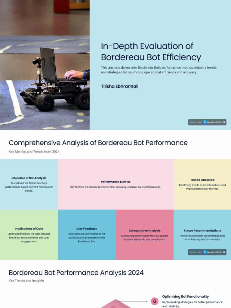 Comprehensive Analysis of Bordereau Bot Performance | PDF