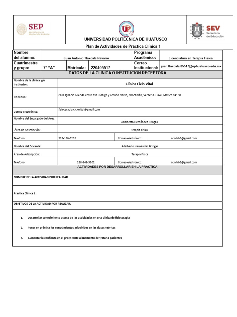 Copia de EVALUACI%C3%93N%20POR%20REPORTE%20DE%20ACTIVIDADES 2 | PDF ...