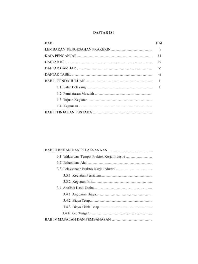 11++ Contoh daftar isi makalah smk ideas