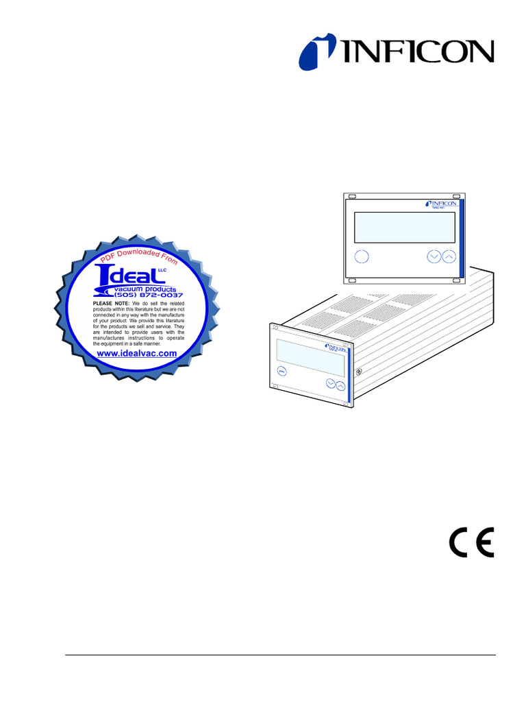 INFICON Manual VGC401 | PDF | Electrical Connector | Mains Electricity