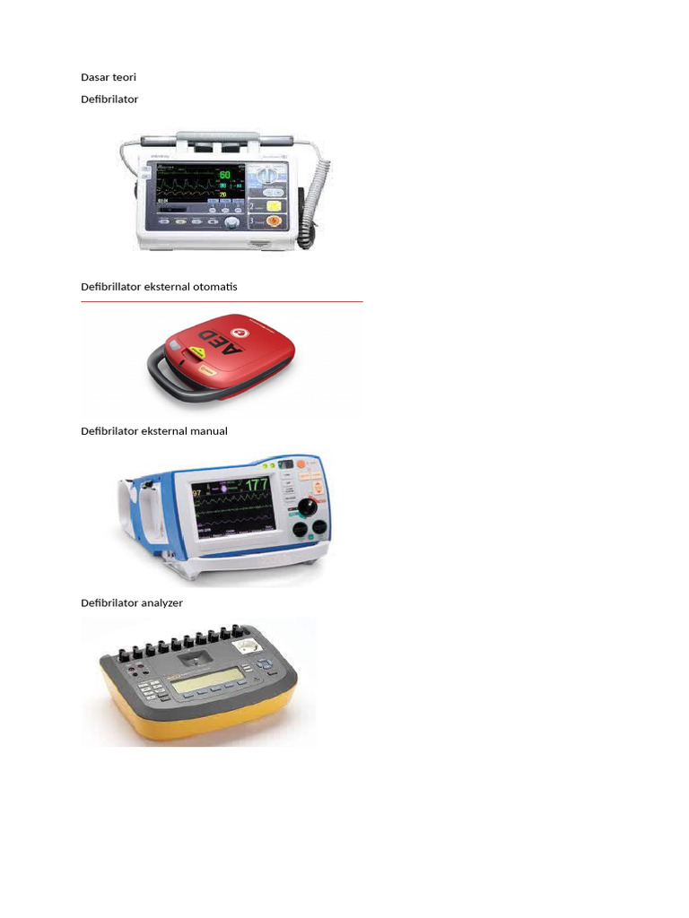 Dasar Teori Defibrilator | PDF