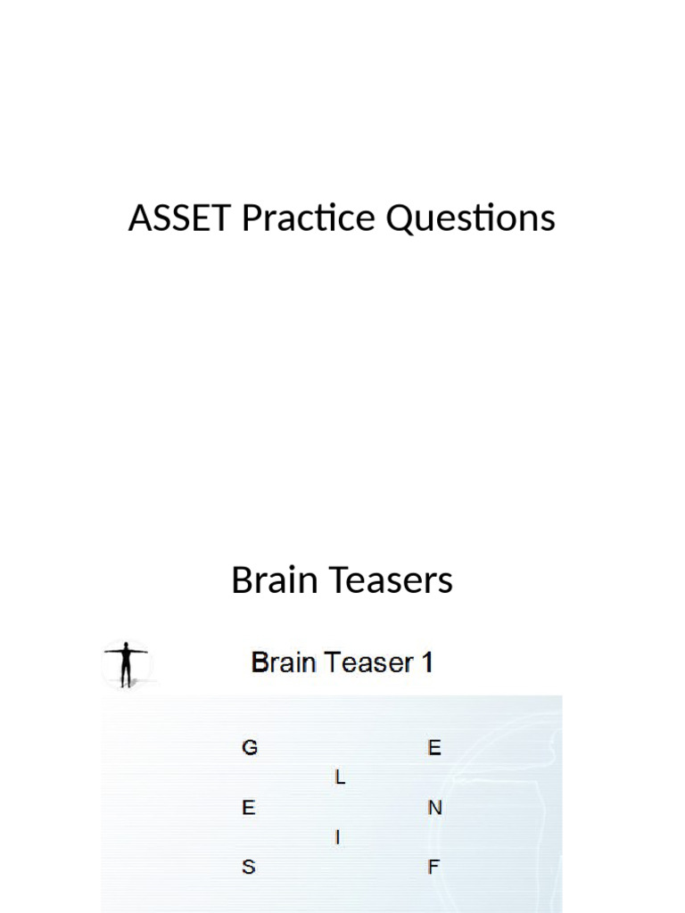 ASSET Practice Questions | PDF | Poetry