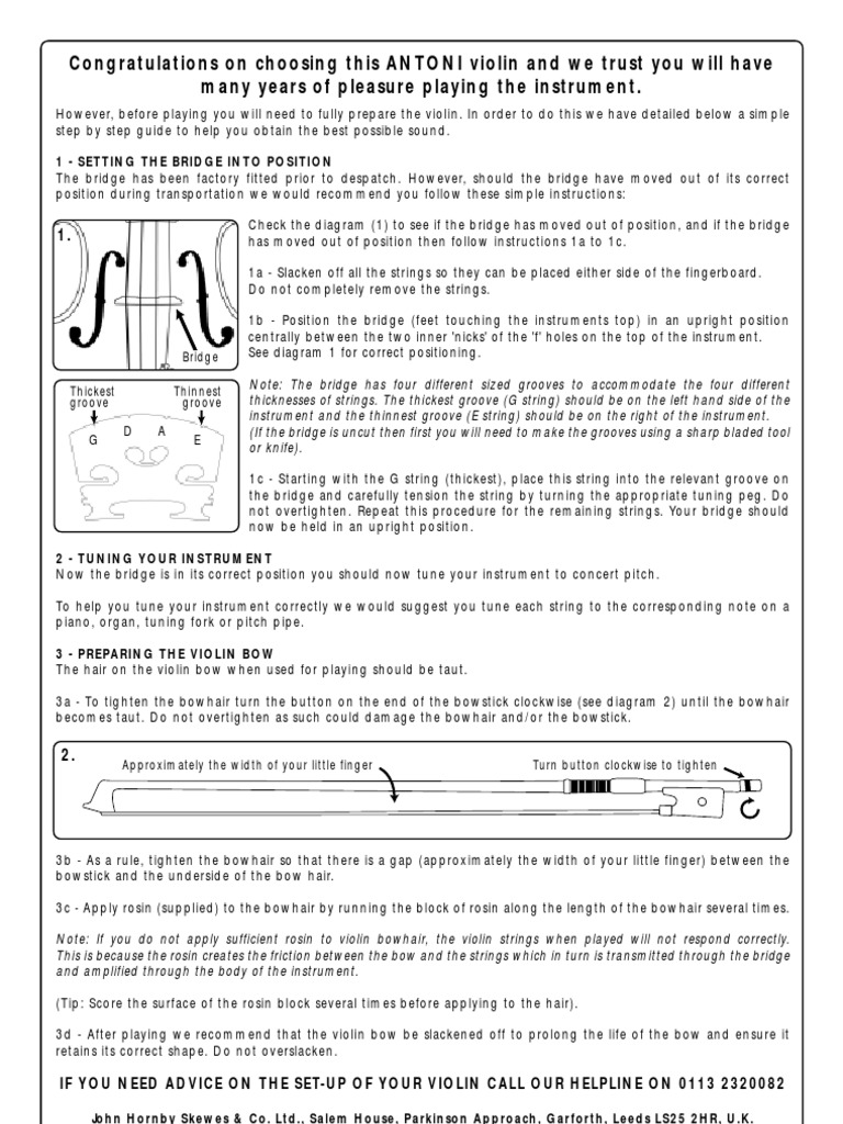 Violin Bridge Violin String Instruments Free 30day Trial Scribd