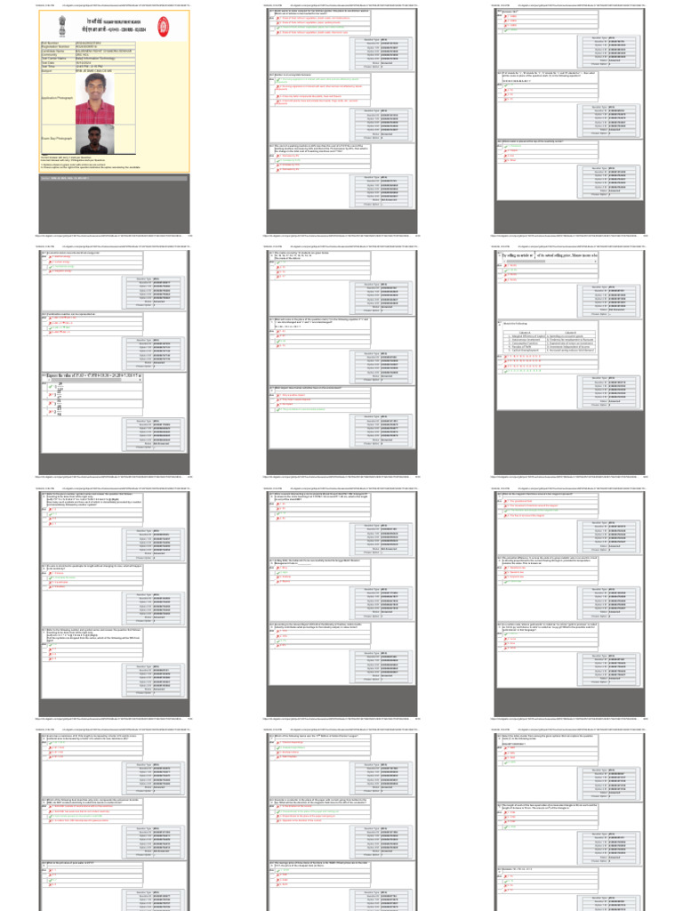 rrb je res sheets 2024 | PDF | Multiple Choice | Nature