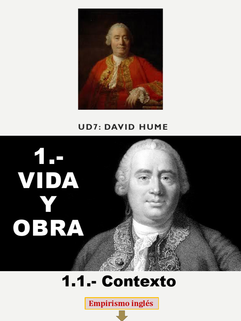 Hume y la idea del yo y la realidad | PDF | David Hume | Empirismo