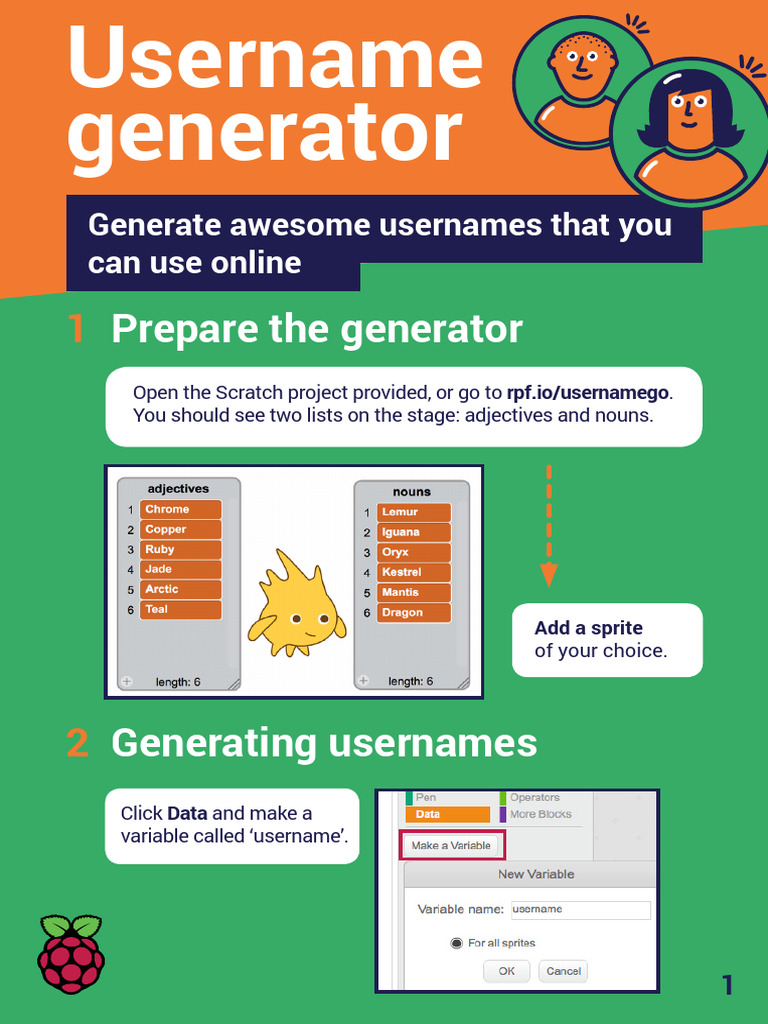 Username Generator A5 Digital | PDF