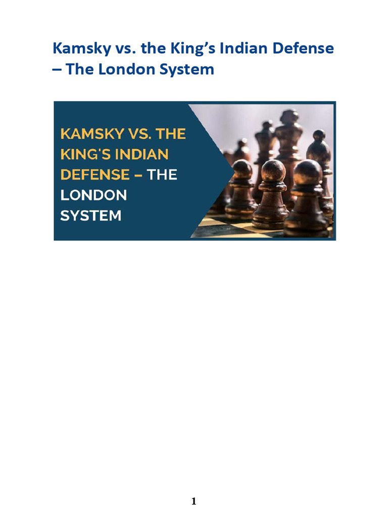 London System vs King's Indian Defense | PDF | Chess | Chess Theory