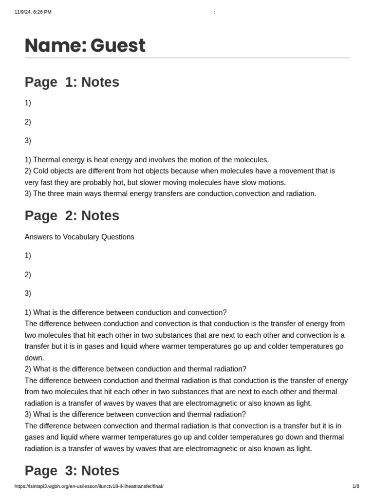 PDF | Thermal Conduction | Heat