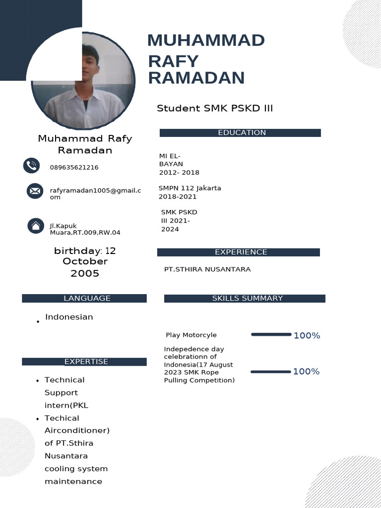 Muhammad Rafy Ramadan | PDF