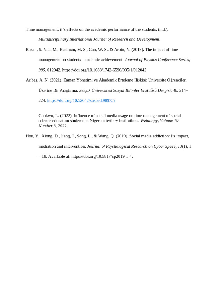 Time Management | PDF