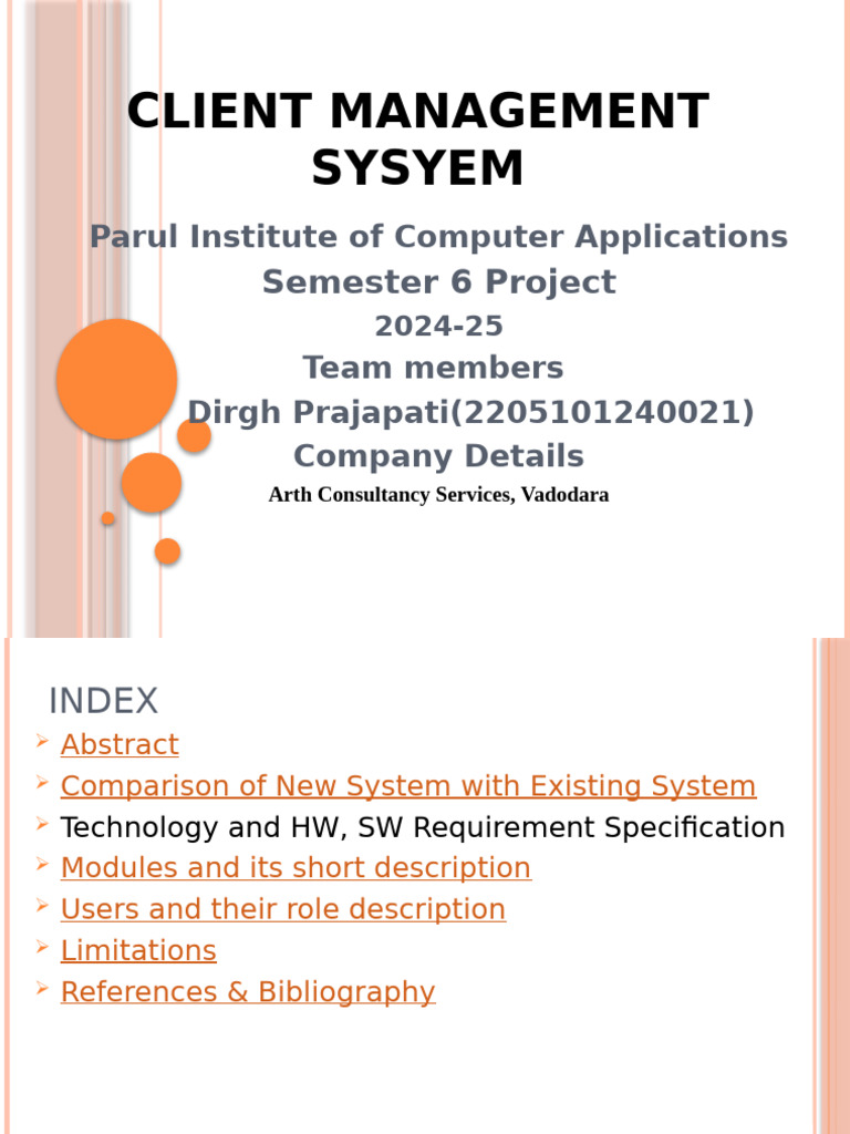 Client Management System Overview 2024 | PDF | My Sql | Php