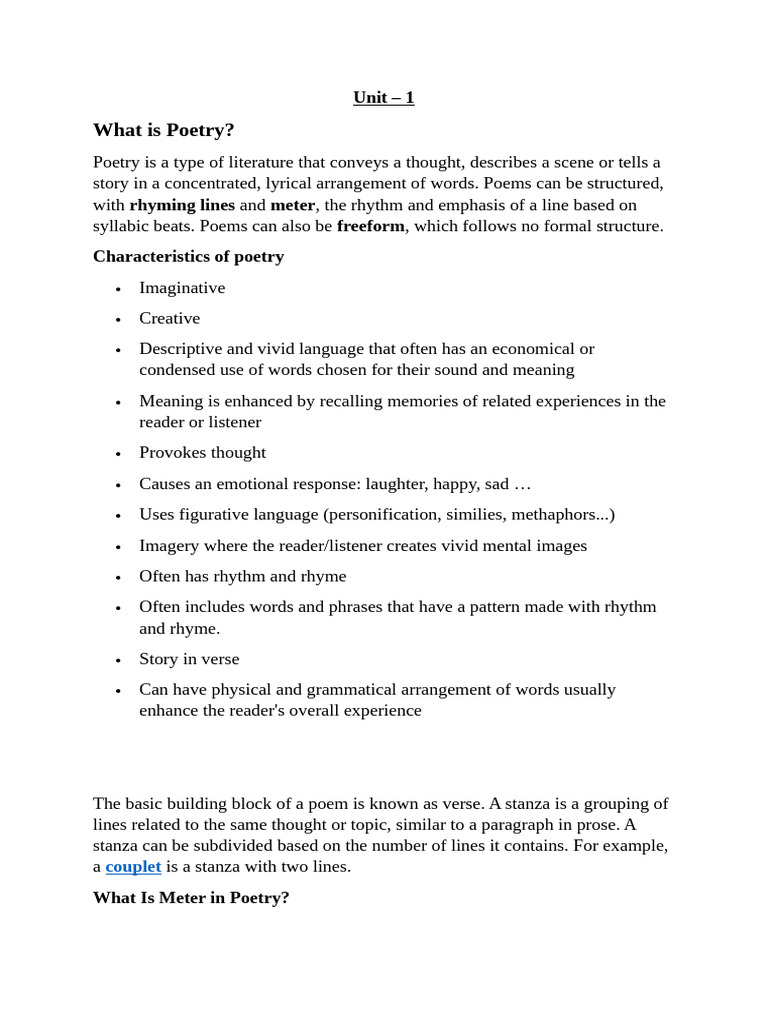 Understanding Poetry and Drama Basics | PDF | Poetry | Sonnets