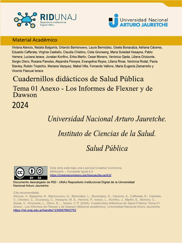 Impacto de los Informes Flexner y Dawson | PDF | Medicina | Hospital