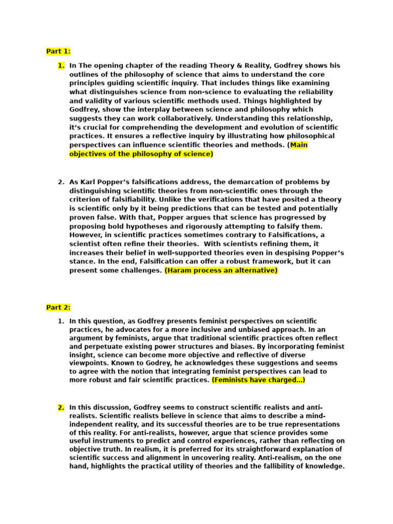 Final, Answers From Question in Midterm 1 and 2 (Part 3 Questions From ...