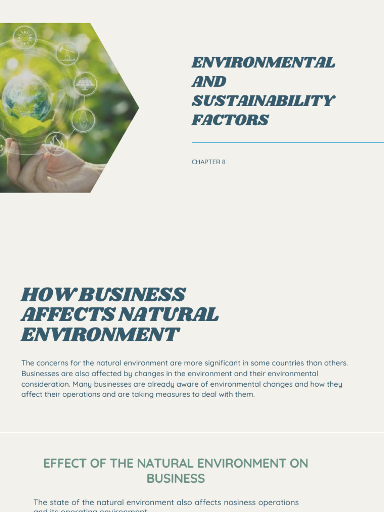 chap 8 | PDF | Sustainability | Environmental Protection
