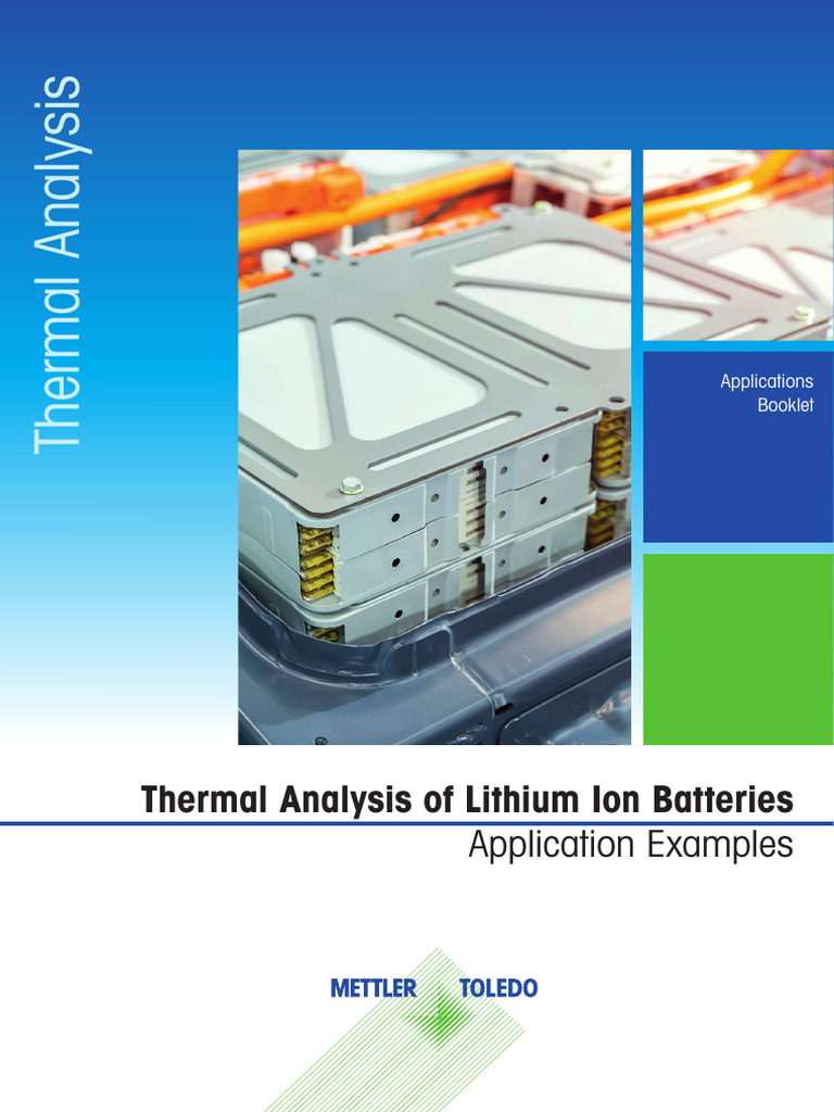 Thermal Analysis of Li Ion Batteries | PDF | Differential Scanning ...