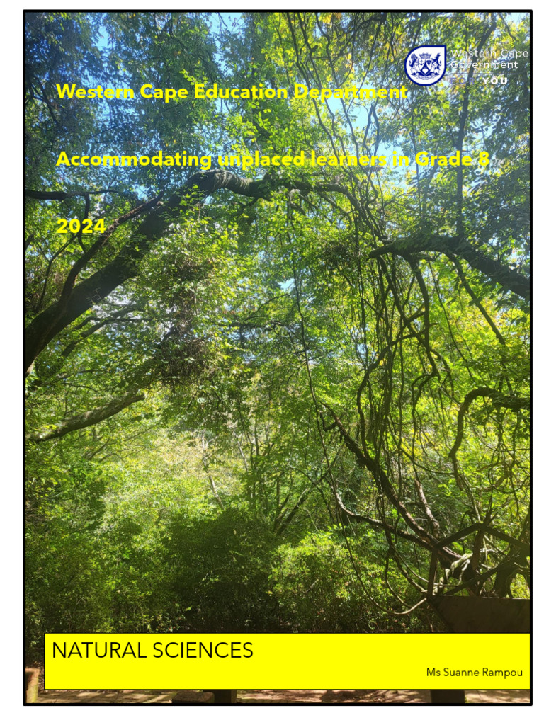 Grade 8 Natural Sciences Guide 2024 | PDF | Photosynthesis | Plants