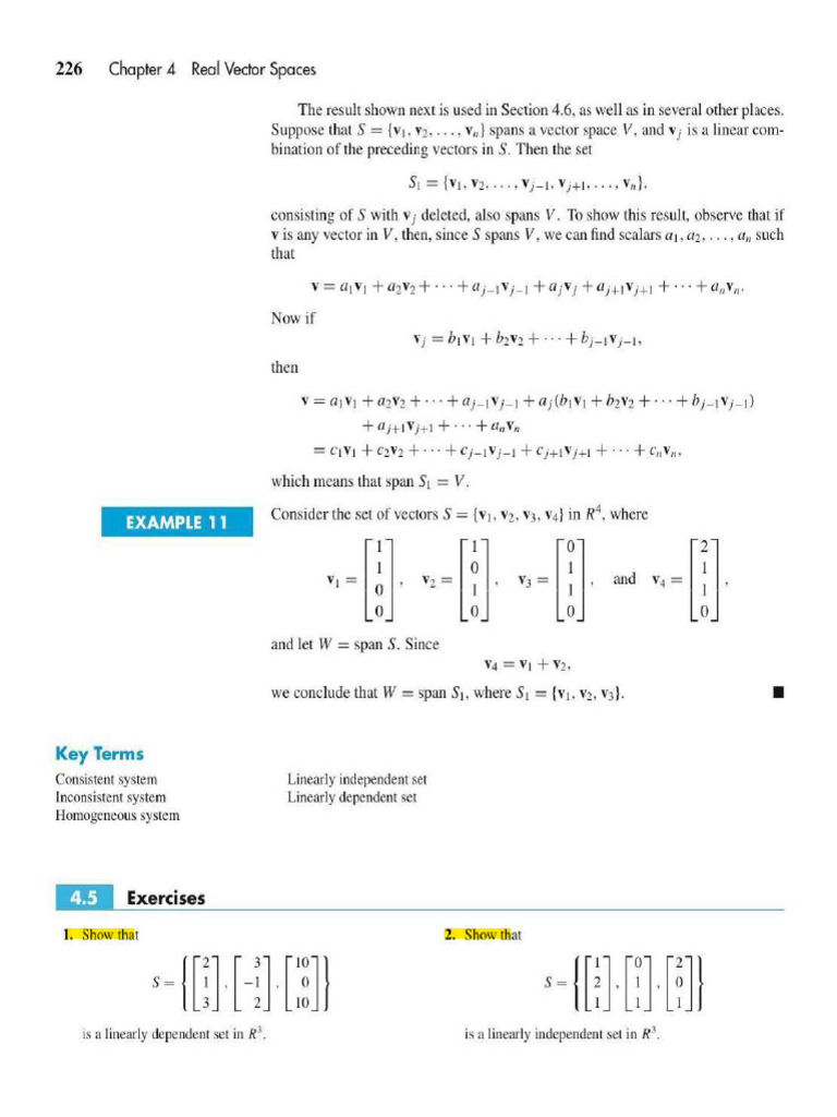 Understanding Linear Independence in Vector Spaces | PDF | Mathematics ...