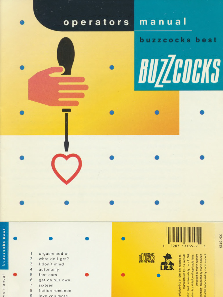 CD Operators-Manual Buzzcocks | PDF | Sound Recording | British Music