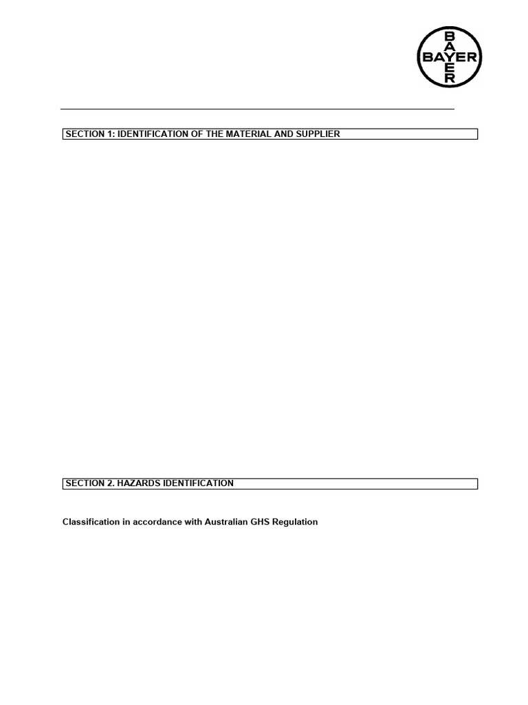 Roundup Biactive SDS | PDF | Toxicity | Dangerous Goods
