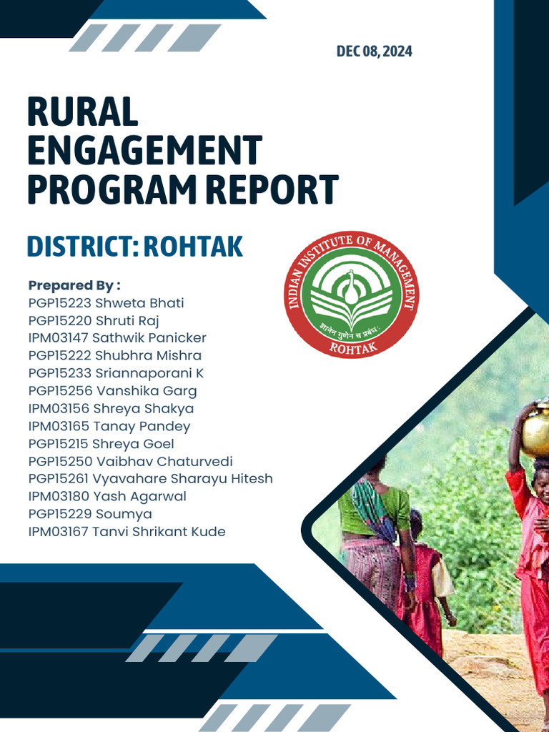 Rohtak District Safety and Infrastructure Report | PDF | Drug ...