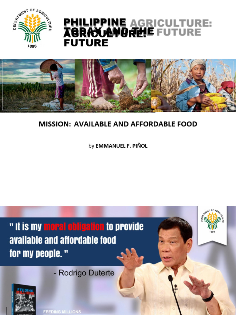 Philippine Agriculture: Food Security Solutions | PDF | Agriculture ...
