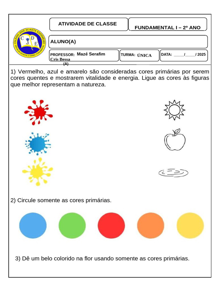 Atividades de Artes para 2º Ano | PDF