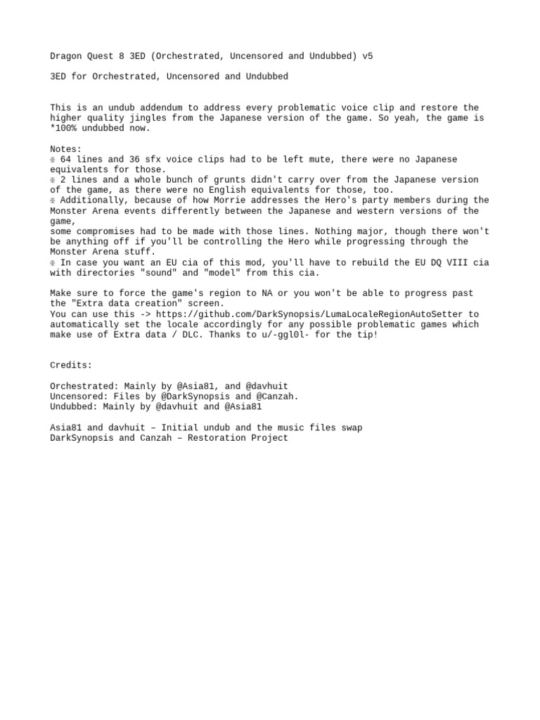 Credits v5 | PDF