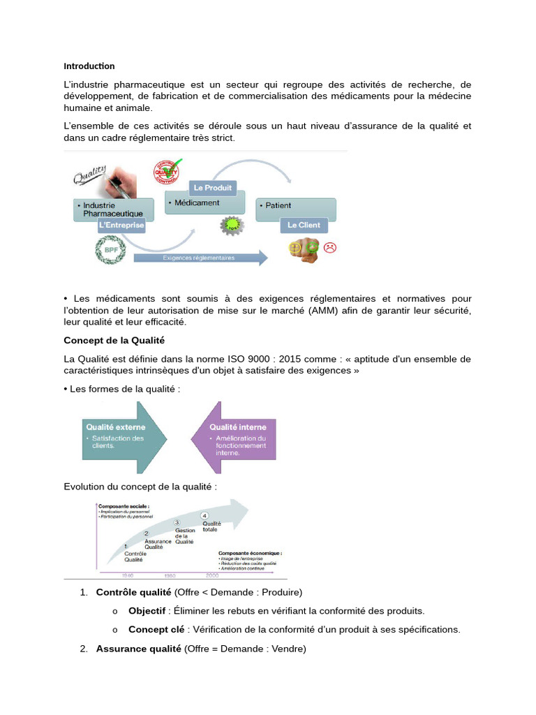 Bonnes Pratiques de Fabrication Pharmaceutique | PDF | Management de la ...