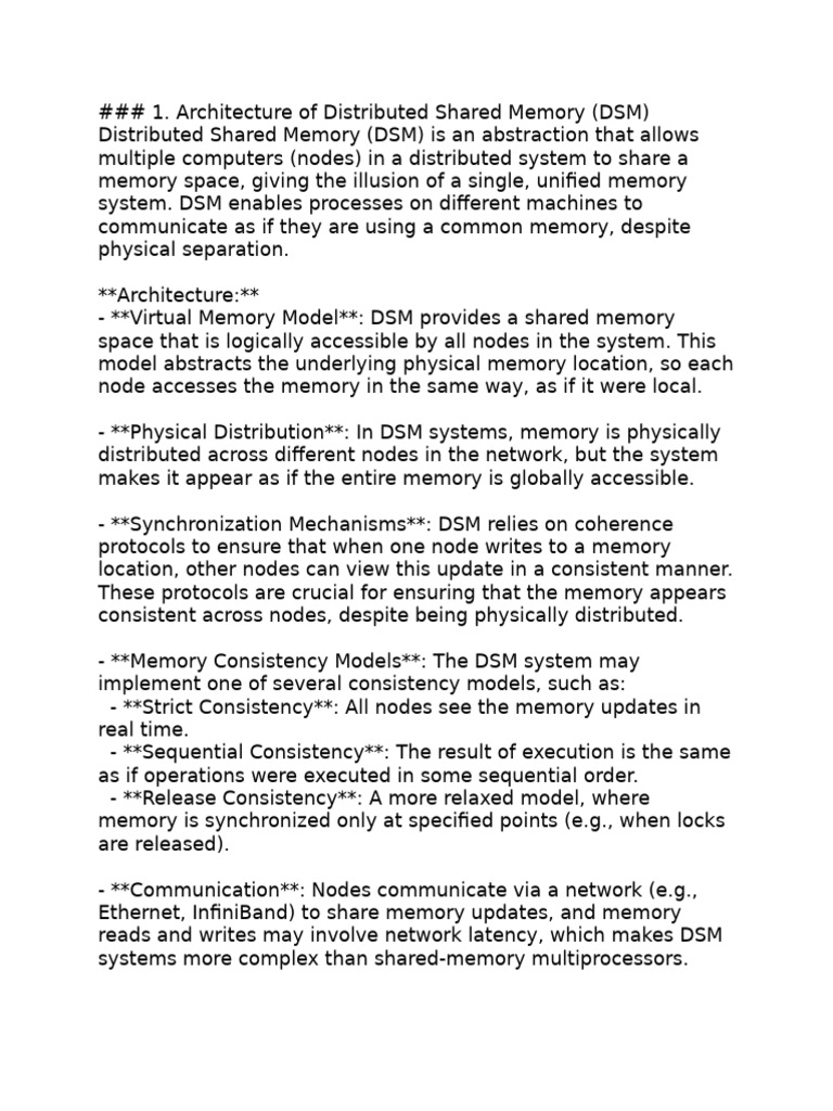 Distributed Systems: Key Concepts Explained | PDF | Cache (Computing ...