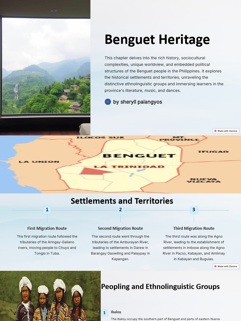Benguet Heritage: Culture and History | PDF